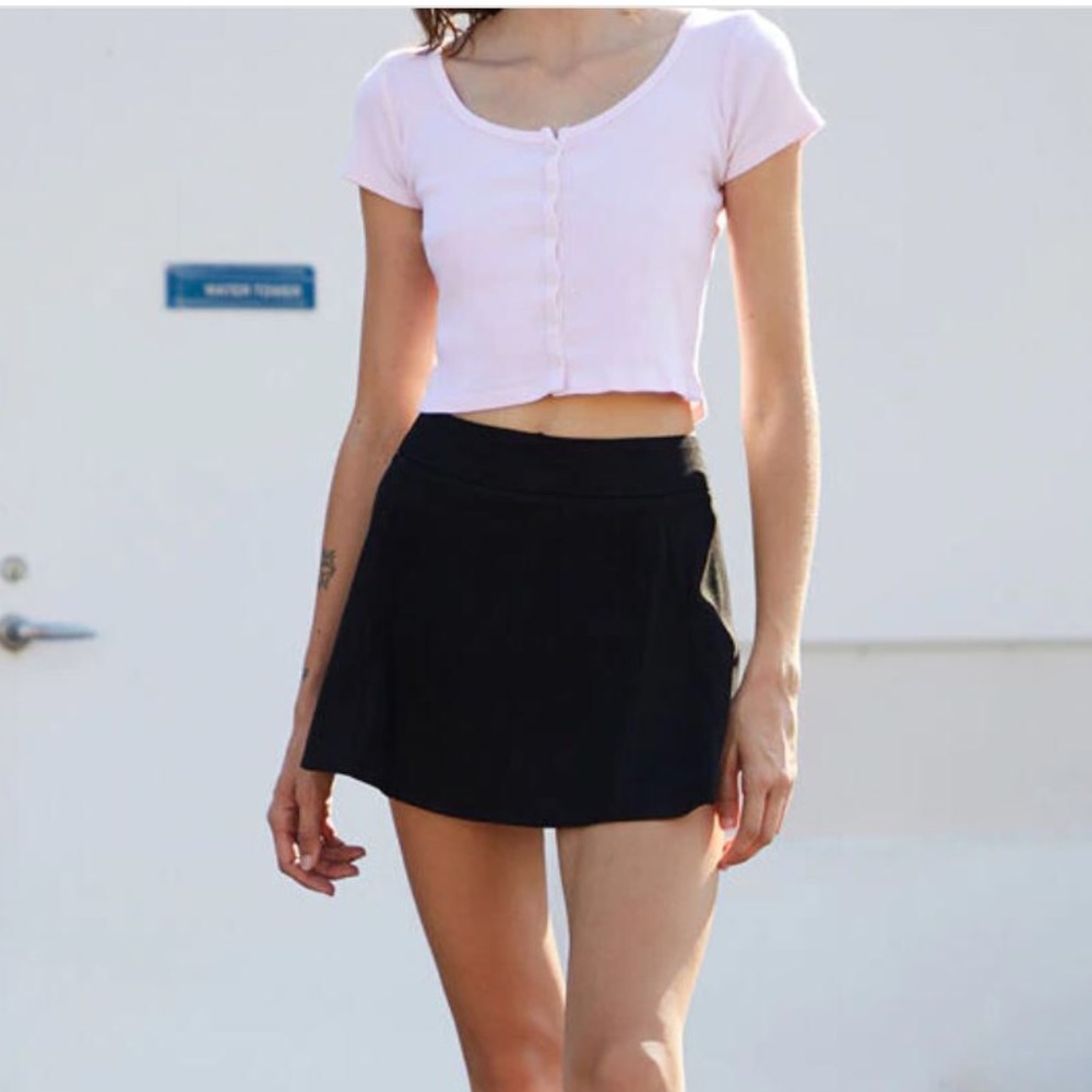 John Galt A-Line Mini Skirt